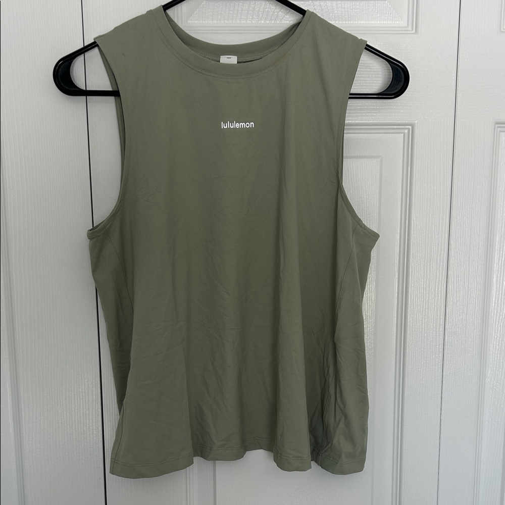 lululemon athletica Olive Green Tank Top